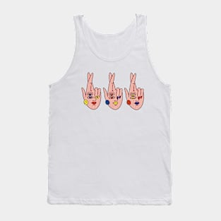 pop art heads Tank Top